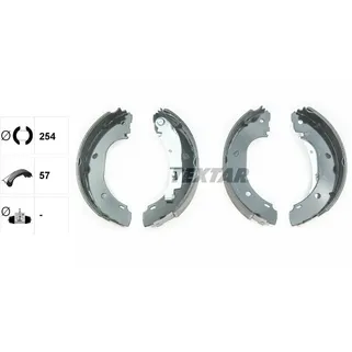 Колодки тормозные барабанные CITROЛN FIAT PEUGEOT TEXTAR 91060900
