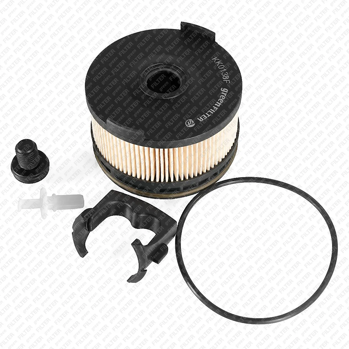 Фильтр топливный [Картридж] MERCEDES W213 16 -> GREEN FILTER KK0138F