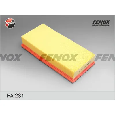 Воздушный фильтр Volvo 440 88-96 1.6-2.0, 460 88-96 1.6-2.0, 480 86 FENOX FAI231