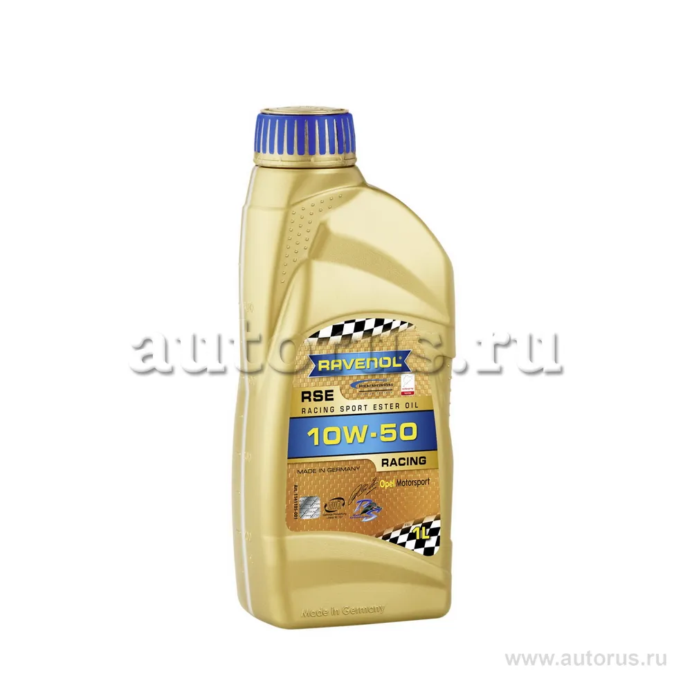 Моторное масло RAVENOL RSE Racing Sport Ester SAE 10W-50 (1л) new 1141105-001 (4014835726819)