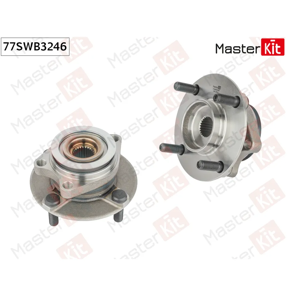 Ступица в сборе с подшипником перед. MASTERKIT 77SWB3246