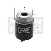 Фильтр топливный MANN-FILTER WK 8137