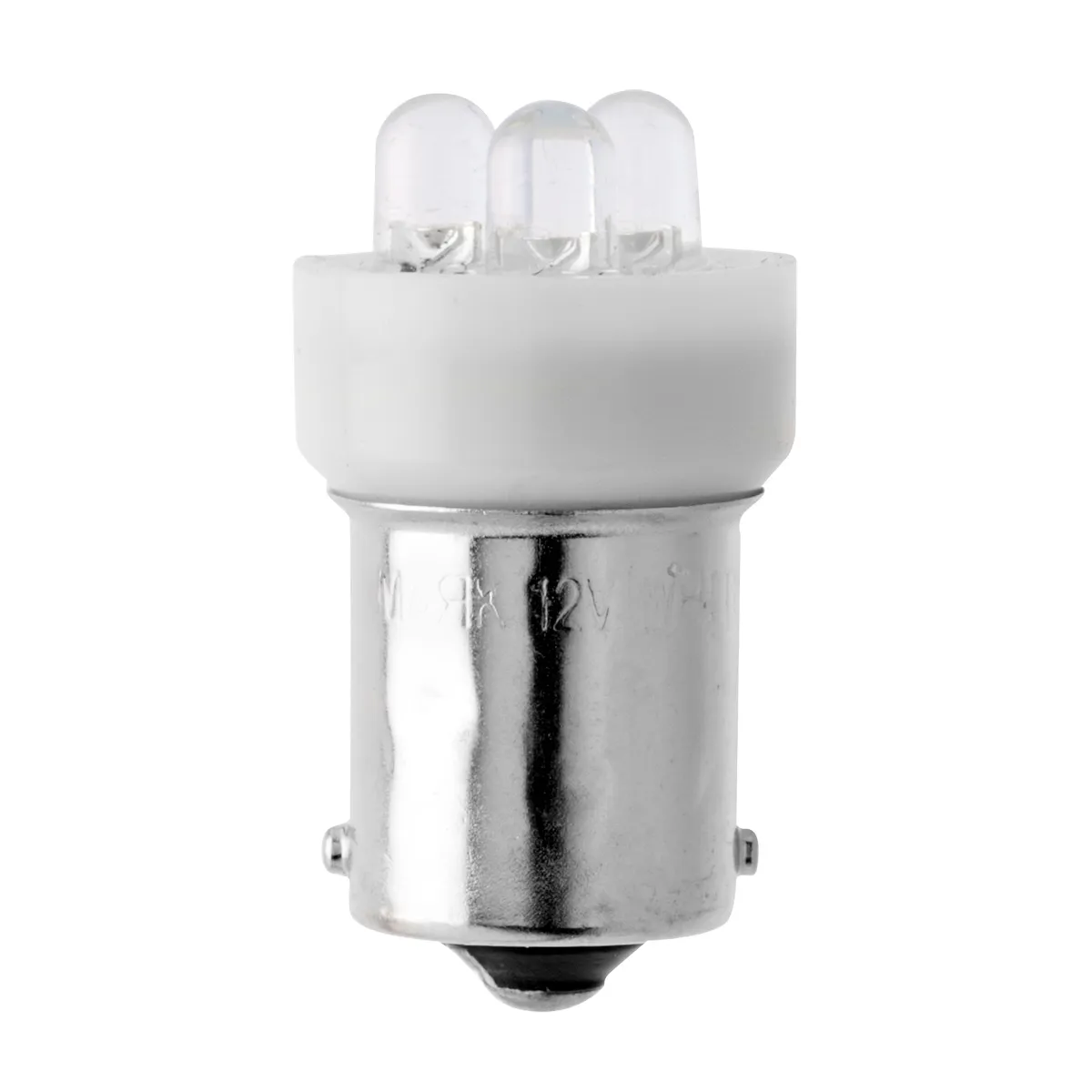 Лампа светодиодная 12V R10W 10W BA15s Маяк 1 шт. картон 12T15-W3LED