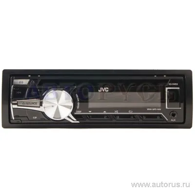 Проигрыватель CD,MP3 JVC KD-R453EY, 4x50вт, USB, УКВ