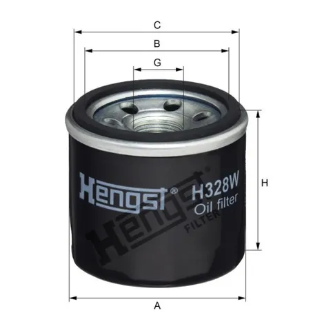 фильтр масляный HENGST H328W