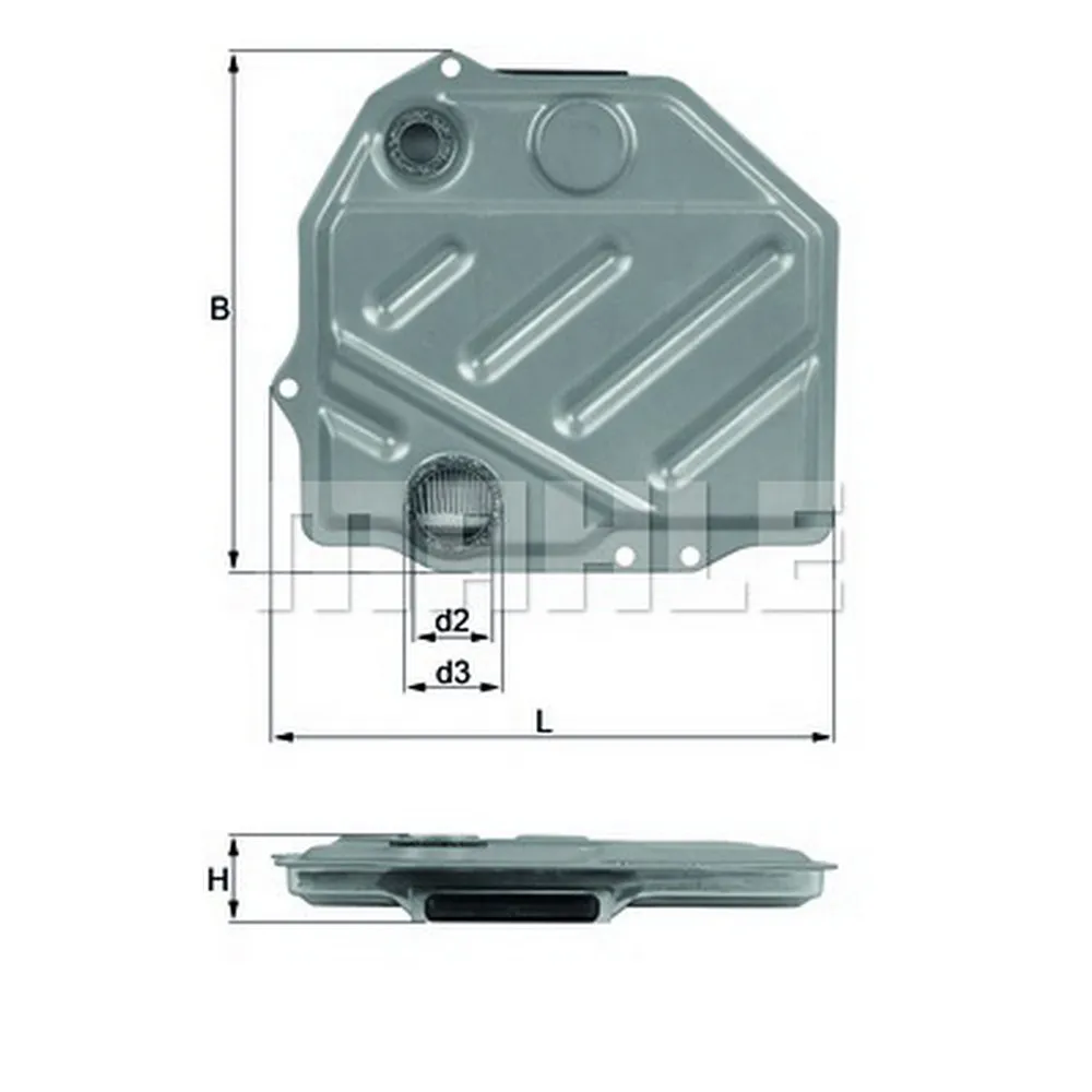 Фильтр АКПП MB M104/119/120/112 без прокладки ПД KNECHT/MAHLE HX48
