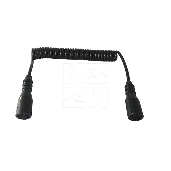 Кабель спиральный 7 полюсов, тип N, ISO 1185, пластик цельн, L 4.5 м Marshall M7321001