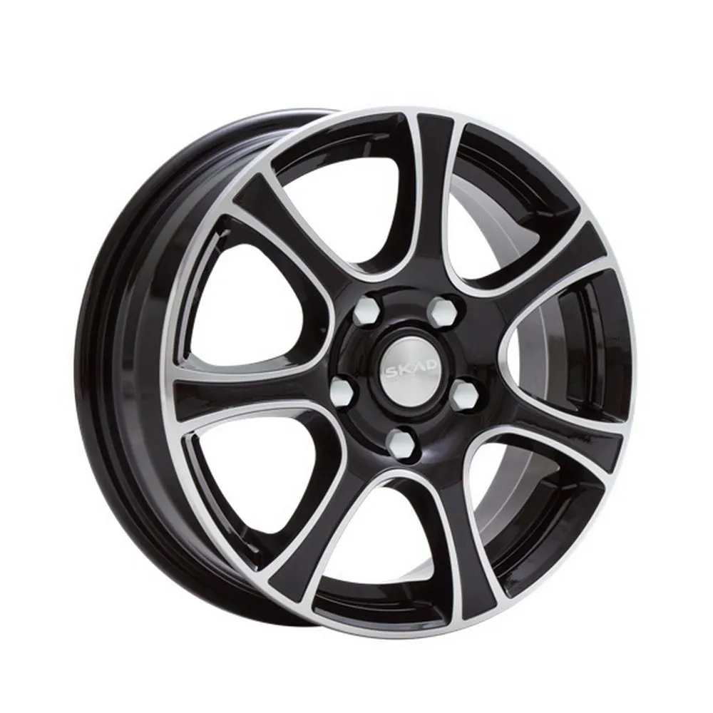 Диск литой R15 5.5J 5x114.3/67.1 ET47 СКАД Торнадо алмаз 1720905