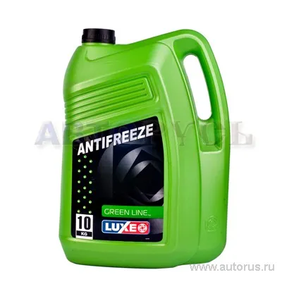Антифриз Luxe Green Line готовый зеленый 10 кг 672