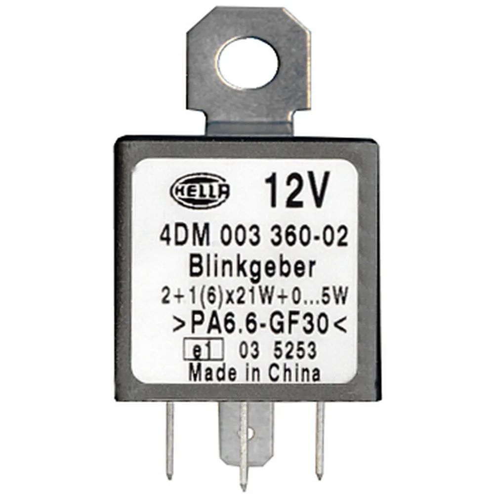 Реле указателей поворотов UNIVERSAL /4pin /2+1(6)x21W+5 EP HELLA 4DM 003 360-021