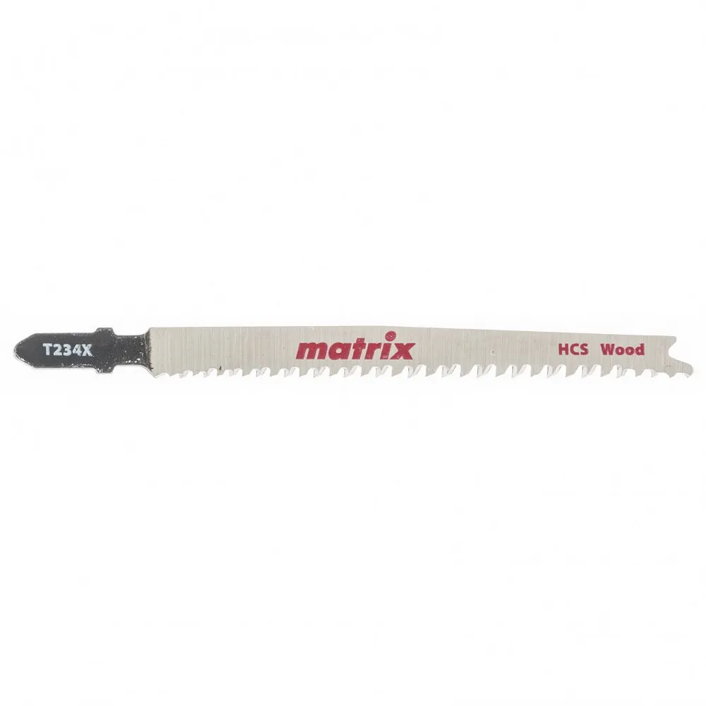 Полотна для электролобзика по дереву, 3 шт, T234X, 90x2-3 мм, HCS Matrix 78217 MATRIX 78217