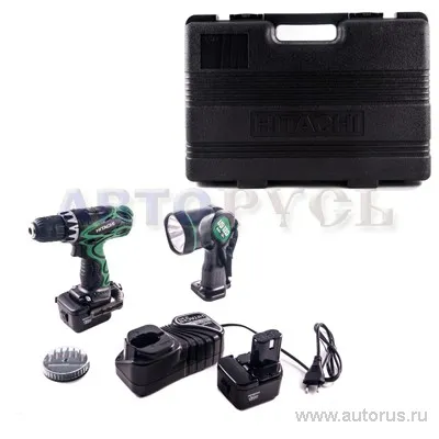 Дрель-шуруповерт аккумуляторная 12 В Hitachi DS12DVF3