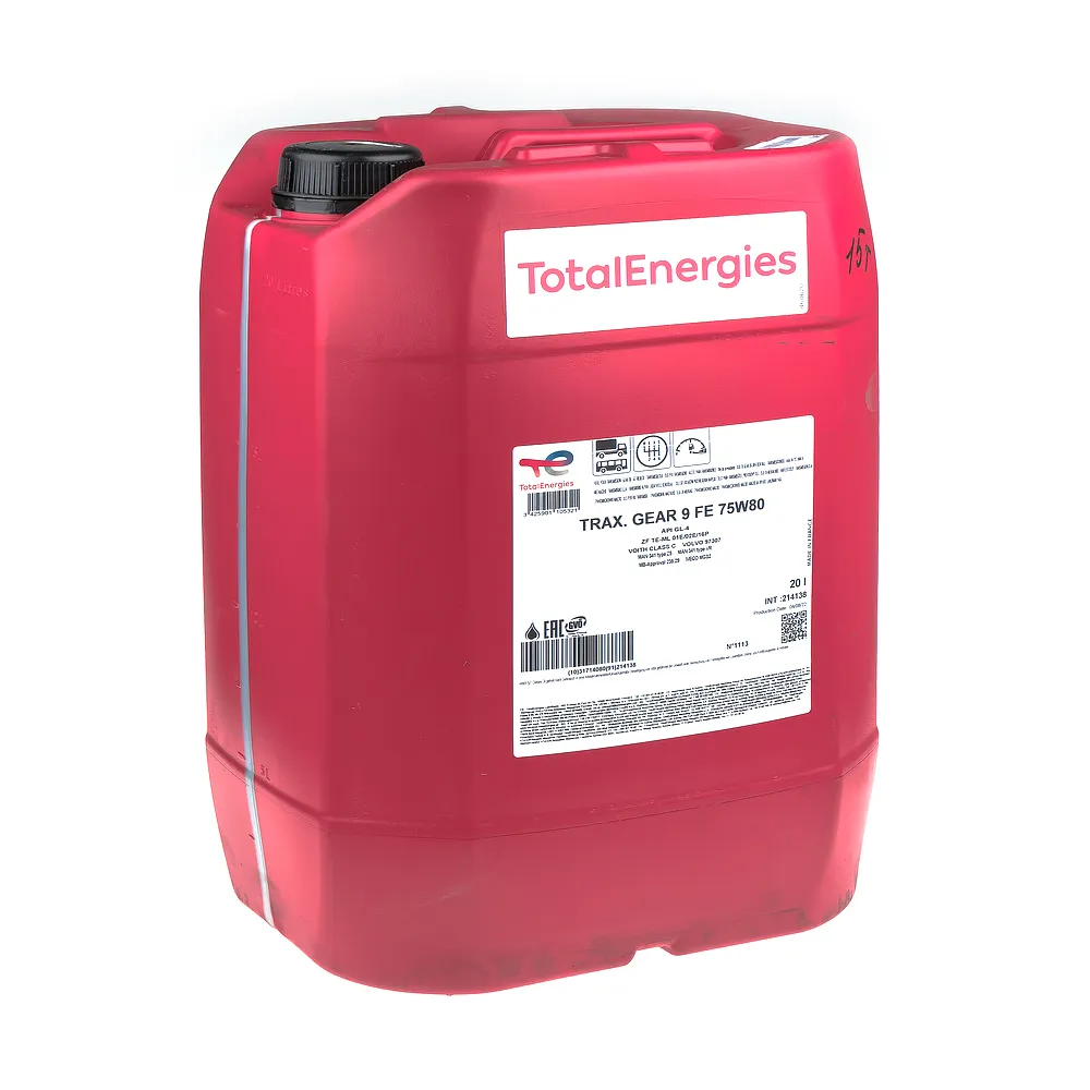 Масло трансмиссионное TOTALENERGIES Traxium Gear 9 FE 75W-80 20 л 214138