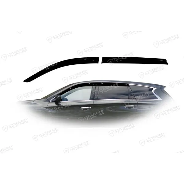 Дефлектора на окна Infiniti JX35 (L50) 2012/QX60 (L50) 2012EuroStandard деф.окон Cobra Tuning IE10512