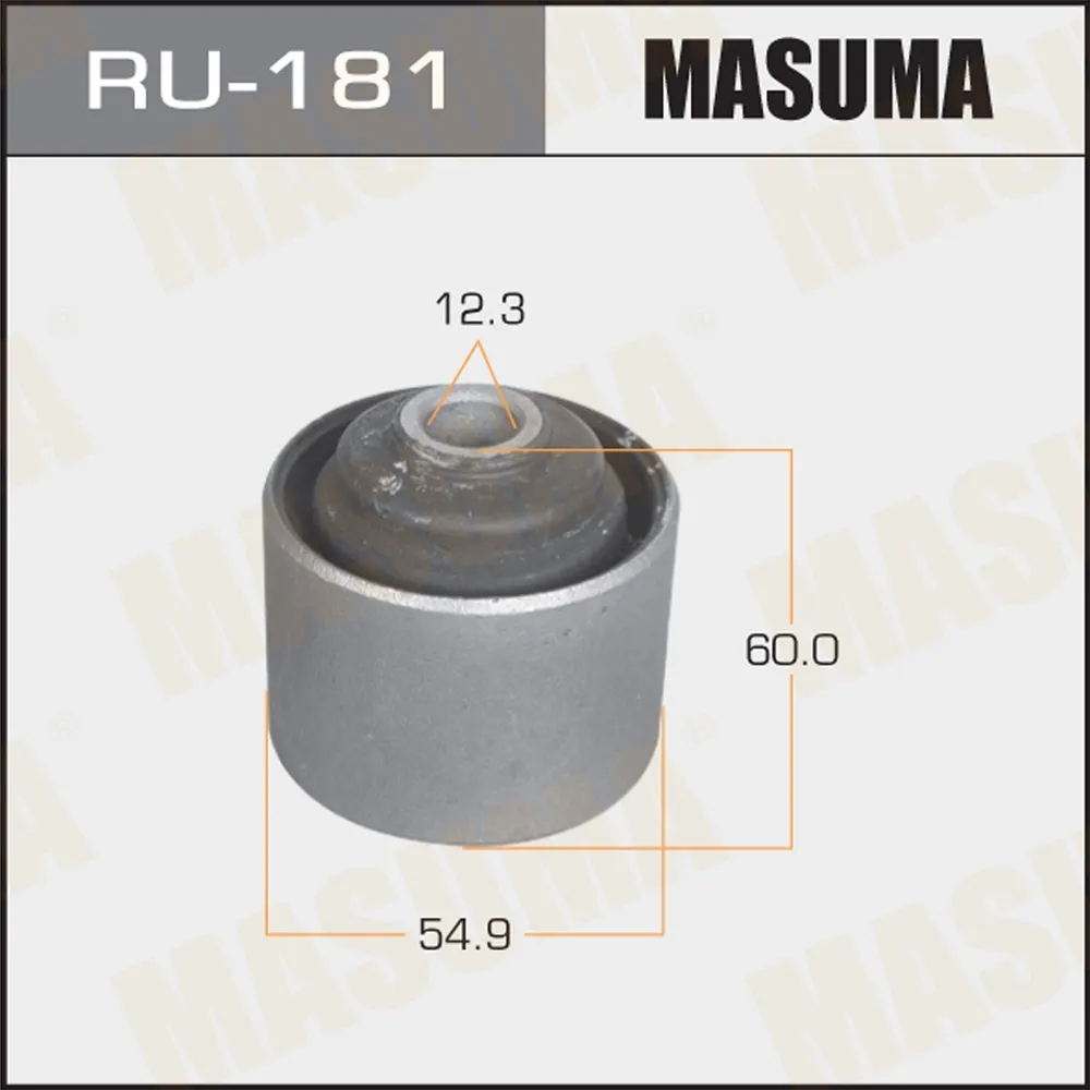 Сайлентблок заднего продольного рычага передний MASUMA RU-181