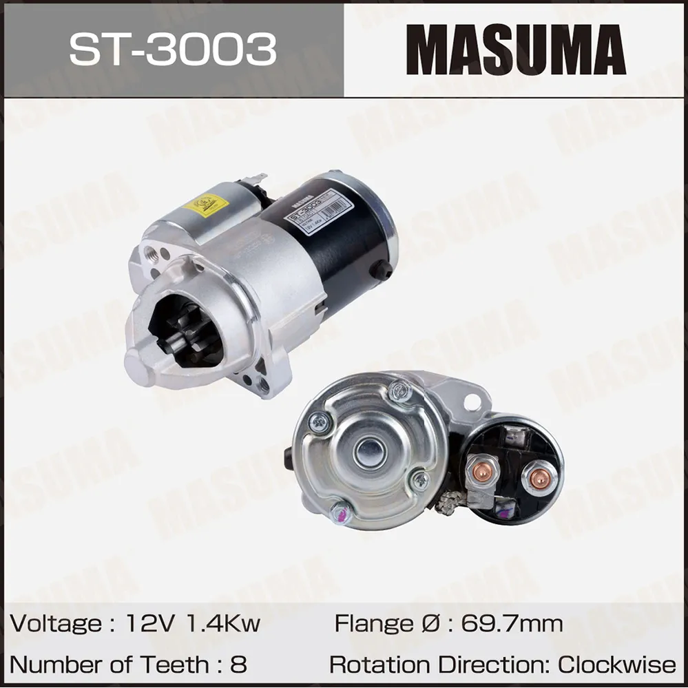 Стартер MITSUBISHI MASUMA ST3003