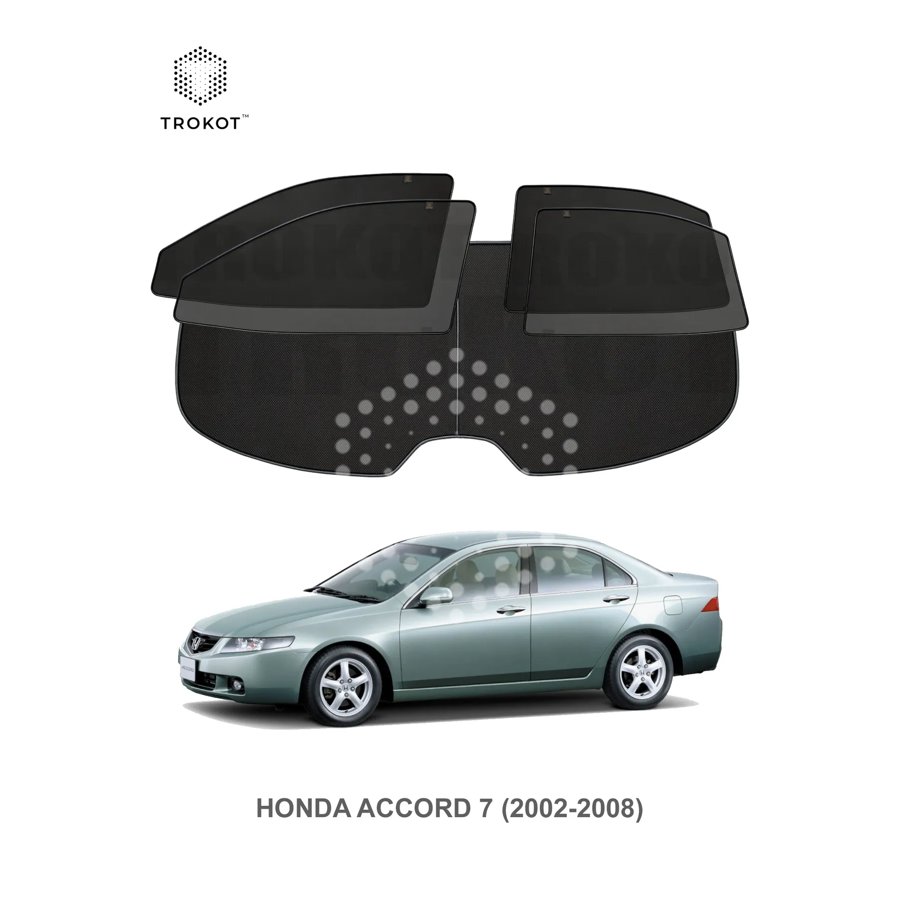 Полный комплект из 7 экранов Honda Accord (7) (2002-2008)