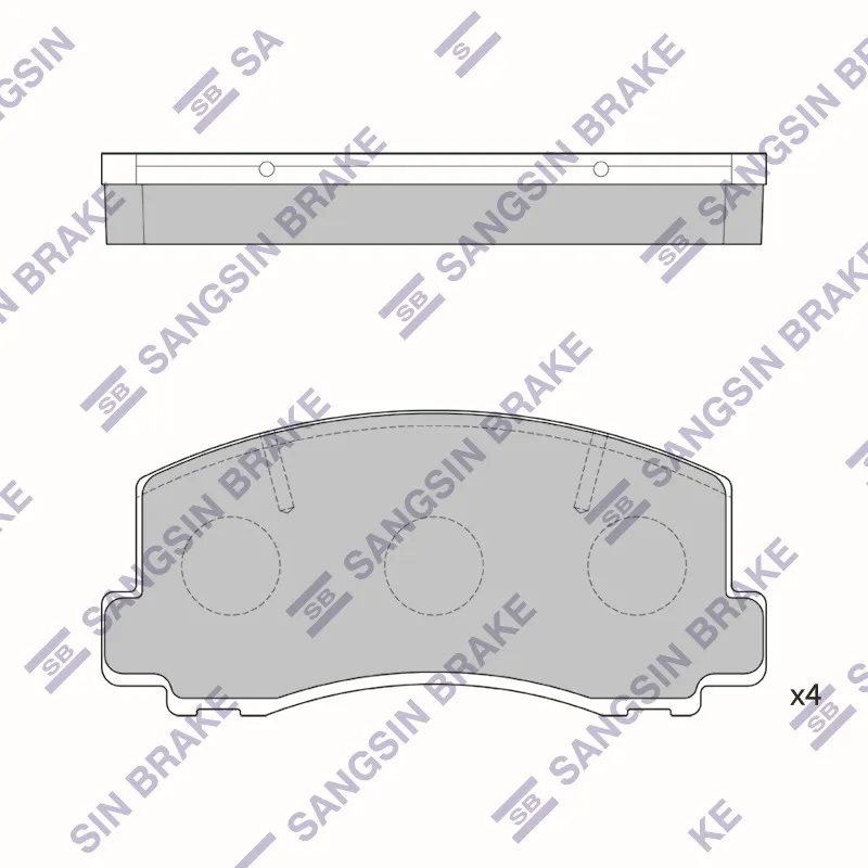 Колодки торм.дисковые. Mitsubishi GALANT (E11A, 1.6)(-87), Mitsubishi MINICA (H14_, H15_)(-89)