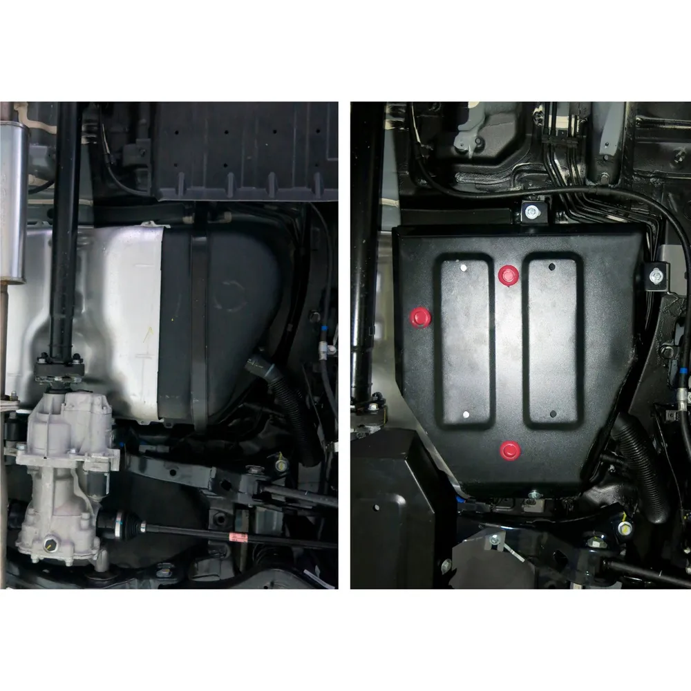 Защита топливного бака, Hyundai ix35 2010-2015, V - все; полный привод/Hyundai Veloster 2012-2016, V Hyundai, Kia ix35, Sportage АВТОБРОНЯ 111.02828.1