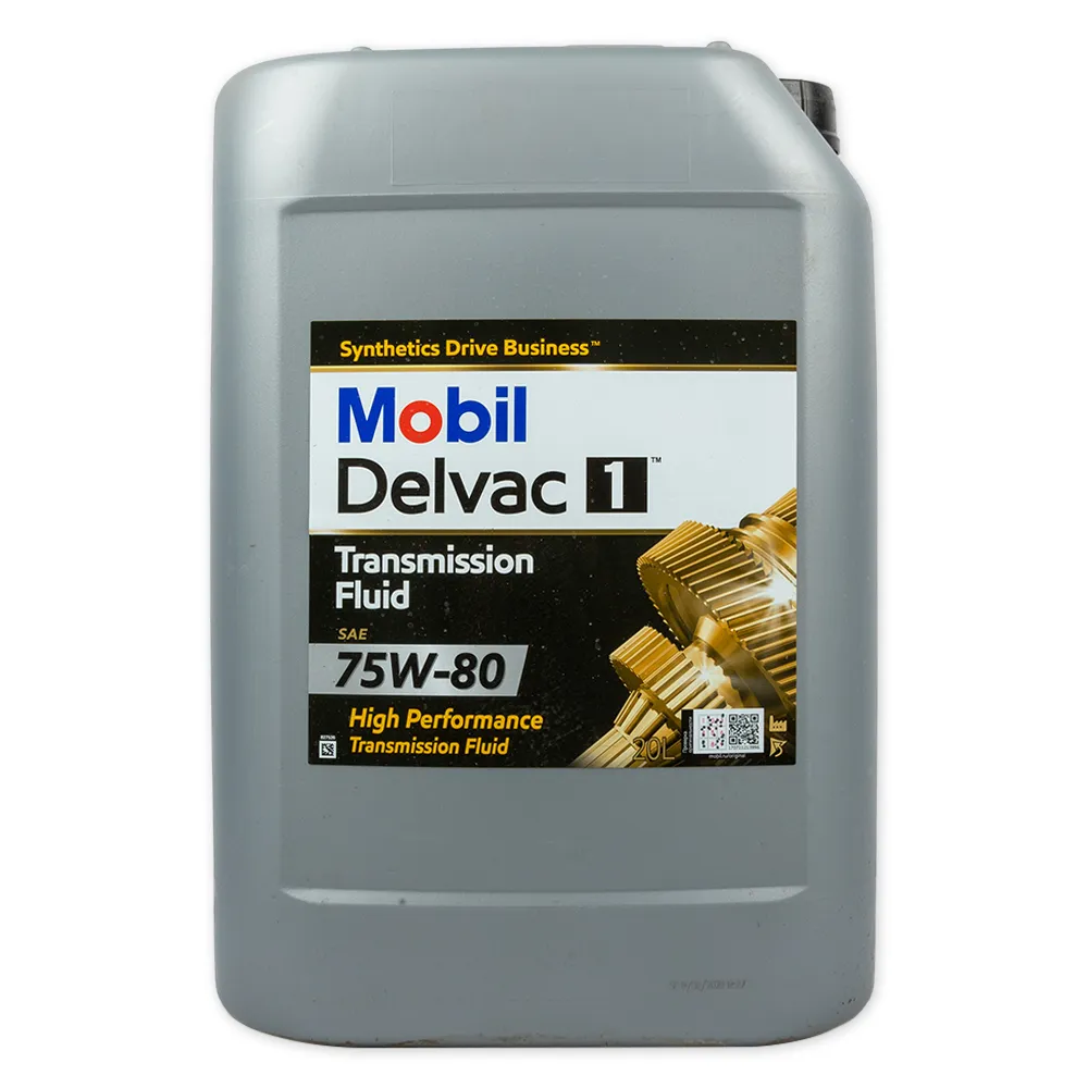 Масло трансмиссионное Mobil Delvac 1 Transmission Fluid 75W80 20 л 155220