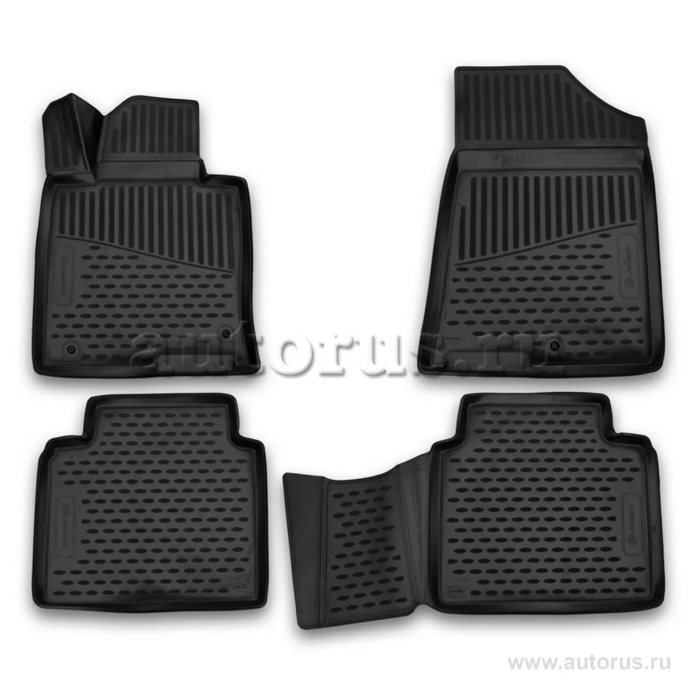 Коврики 3D в салон KIA Optima, 2015->, АКПП, 4 шт. (полиуретан) Element ELEMENT3D2561210