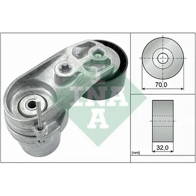 Ролик-натяжитель приводного ремня BMW 1(F20)/3(F30)/5(F10)/7(F01/F02) mot.N55 INA 534 0433 10
