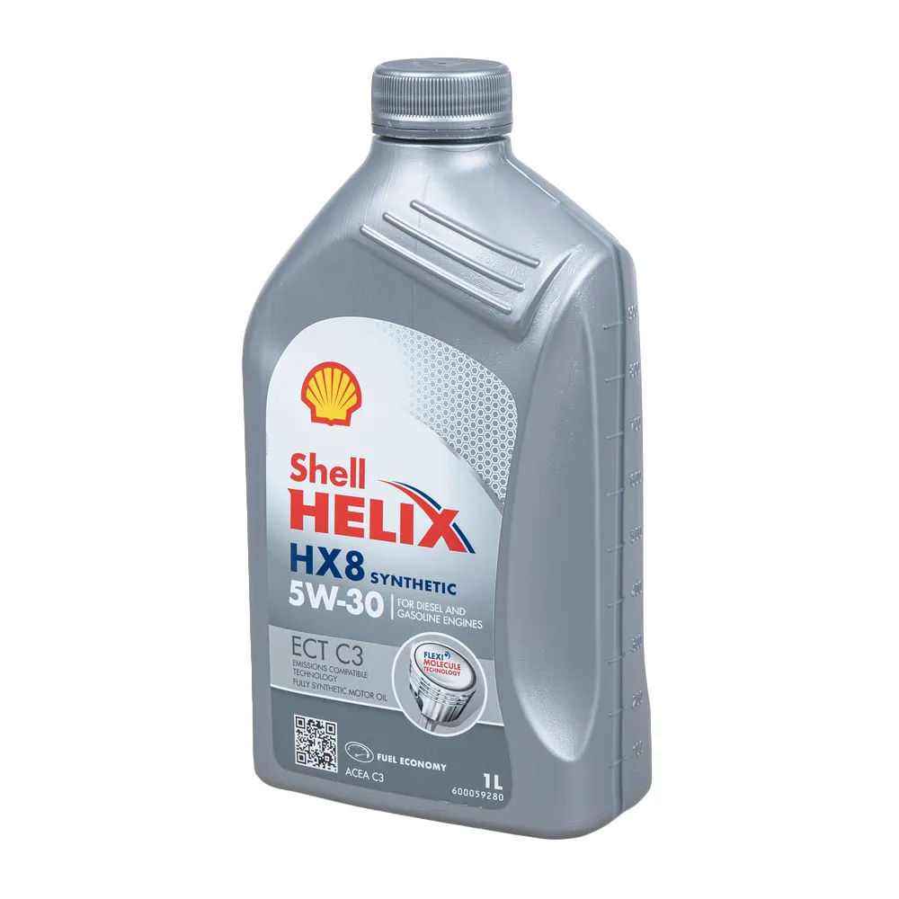Масло моторное SHELL Helix HX8 ECT 5W-30 синтетическое 1 л 550045057