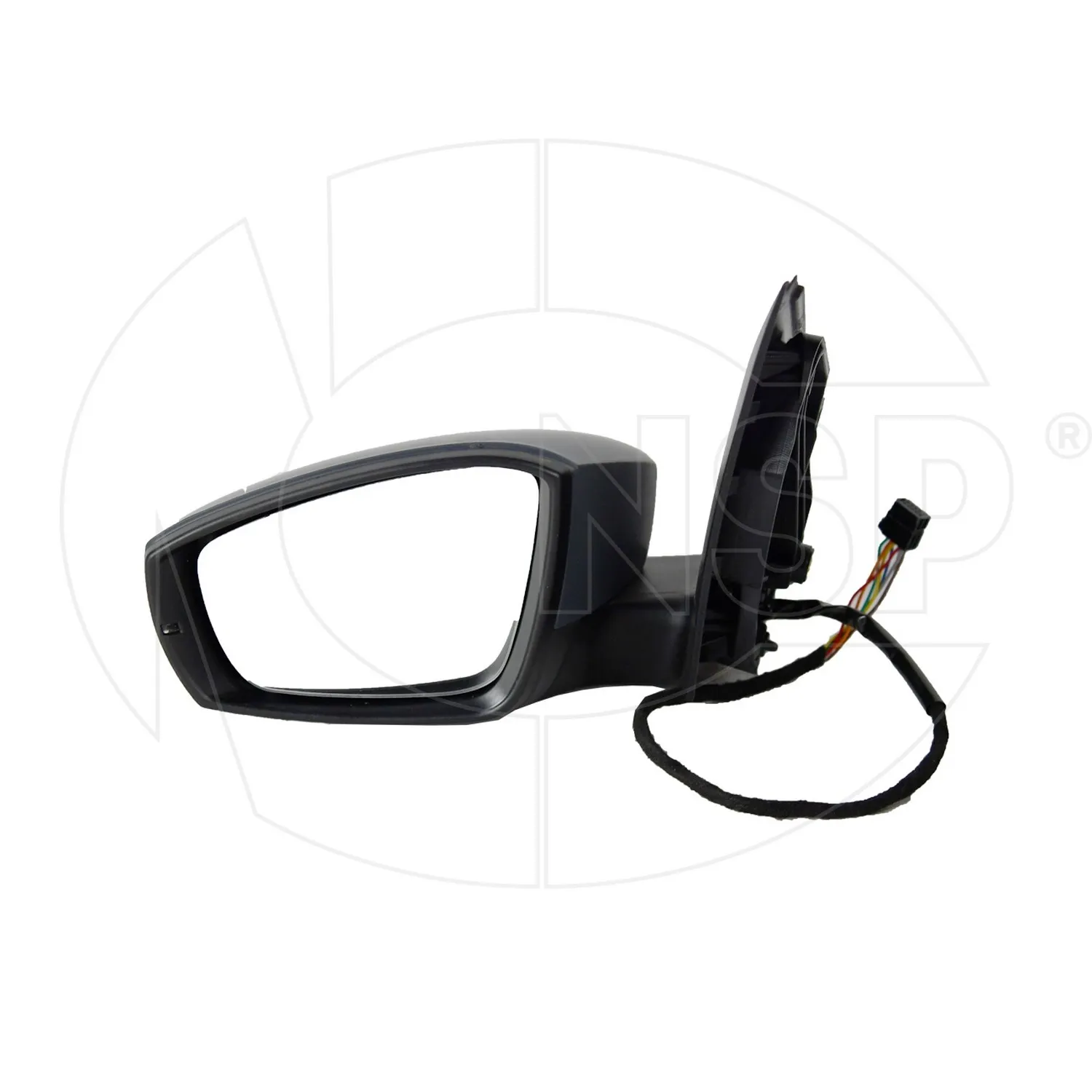 Зеркало левое VOLKSWAGEN Polo V sedan (15-20) (эл., обогр., повт., эл. скл.) (в сборе) NSP086RU857507S9B9