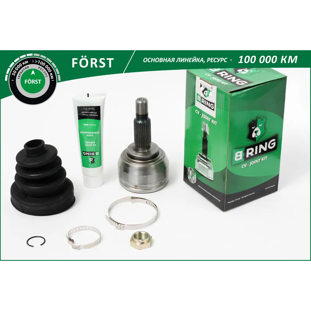 ШРУС (наруж.) (25/33) RENAULT Duster (10-) B-RING BOC1910