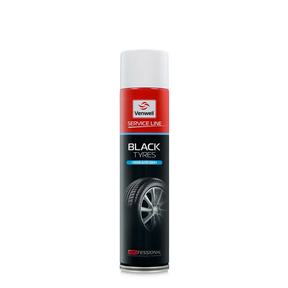 Очиститель шин Black Tyres 600 мл. Venwell VW-SL-012RU Venwell VW-SL-012RU