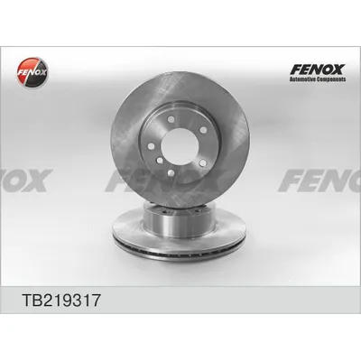 Диск тормозной передний BMW 1-E81/E82/E87/E88 / 3-E90/E91/E92/E93 / Z4-E84 FENOX TB219317
