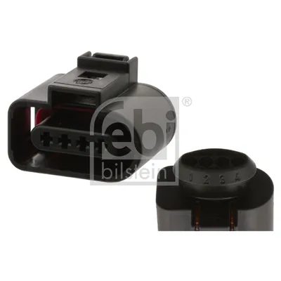 Штекер черный, соедин. 4 Audi A1A2A3A4A5A6AvantAllroadA8Q3Q5Q7TT 99-15 FEBI 37916