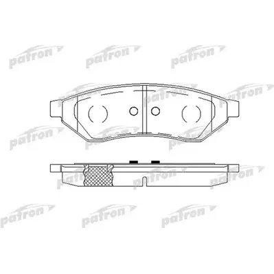 Колодки тормозные дисковые задн CHEVROLET: EPICA 06-, EVANDA 05-, DAEWOO: EV PATRON PBP1986