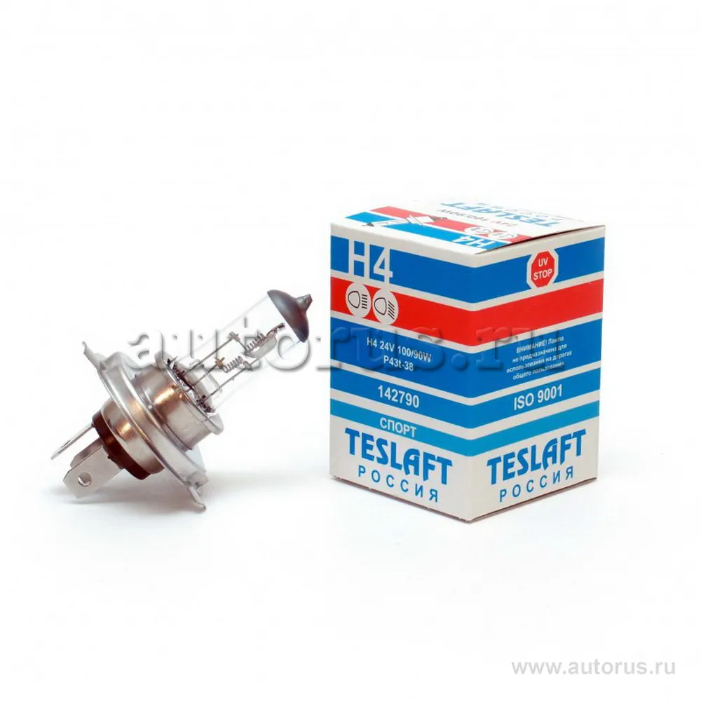Лампа 24V H4 100/90W Teslaft 1 шт. картон 142790