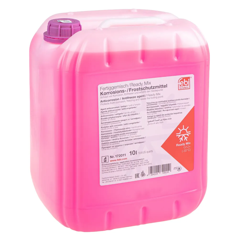 Антифриз FEBI G12+ готовый -35 фиолетовый 10 л 172011