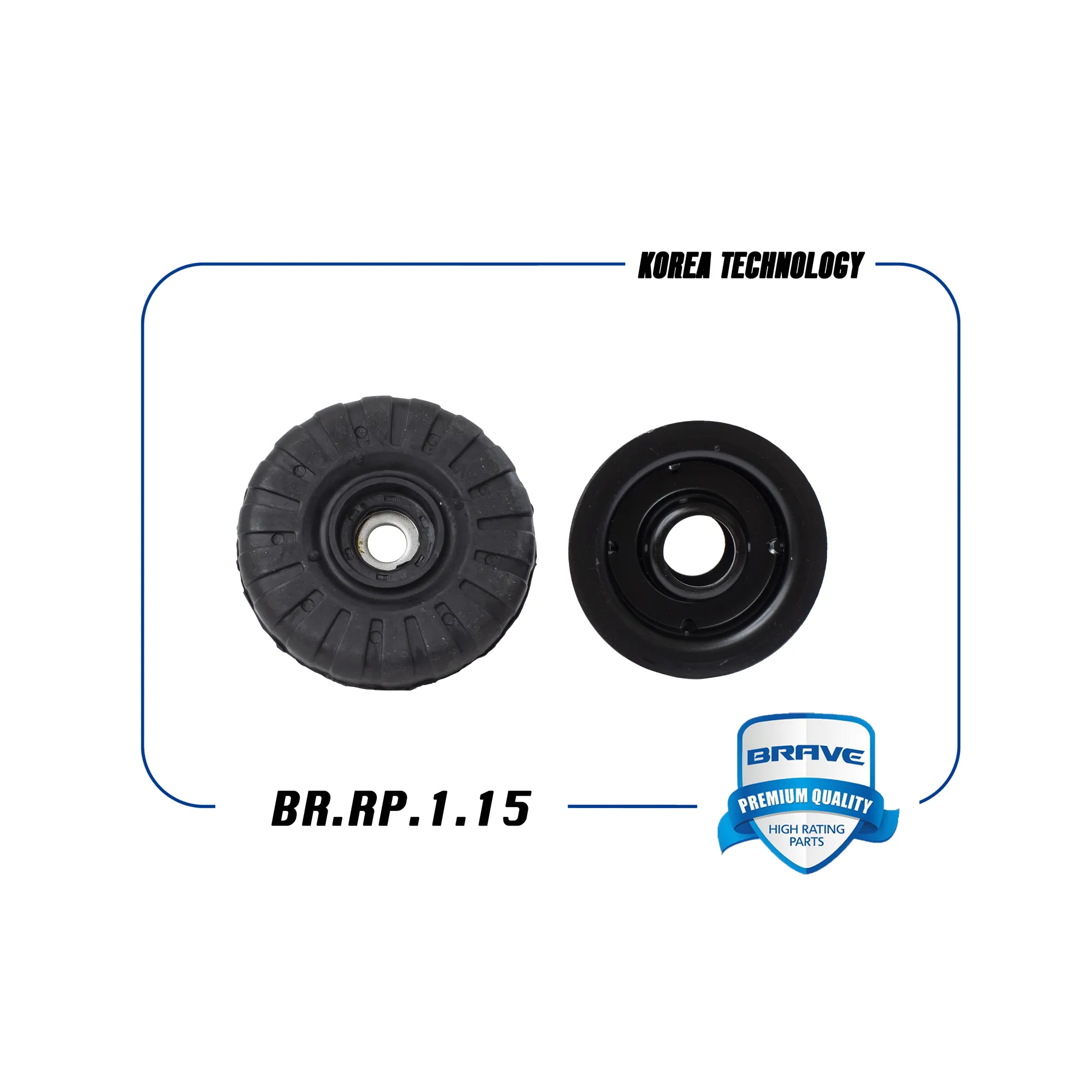 Опора амортизатора в сборе с подшипником Chevrolet AveoT300,Chevrolet Cobalt,Chevrolet Spar BRAVE BR.RP.1.15