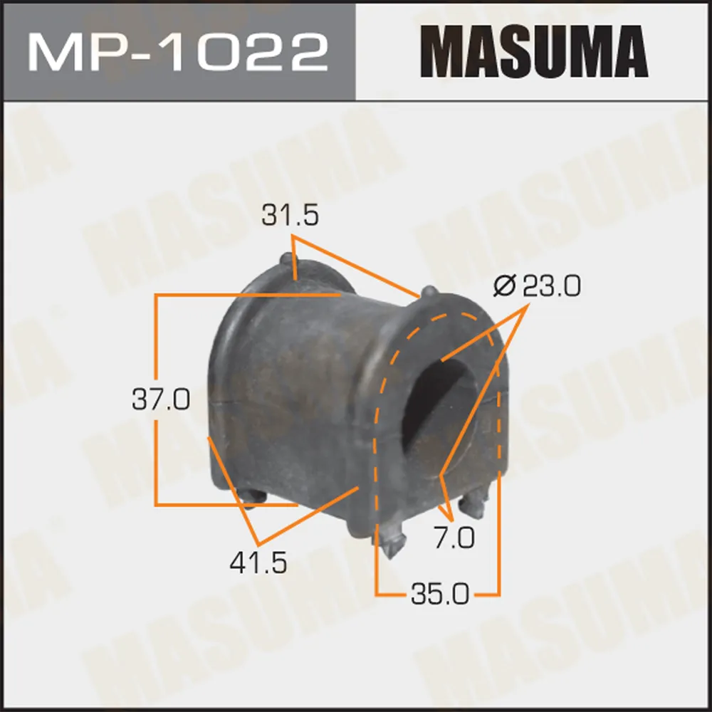 Втулка TOYOTA CAMRY перед. (мин. 2 шт.) MASUMA MP1022