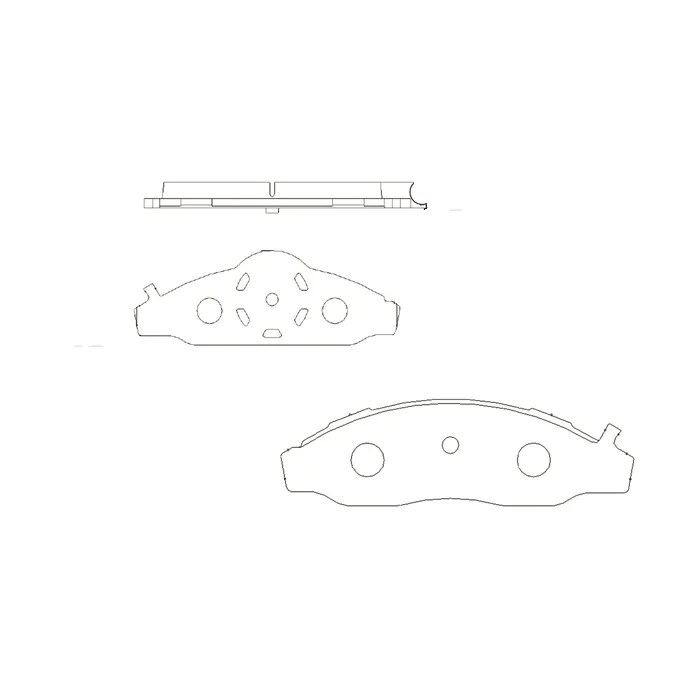 Колодки тормозные SSANGYONG Musso 1993 ~ 2006 / Korando 1996 ~ 2006 CTR GK0562