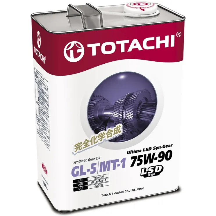 Масло трансмиссионное TOTACHI Ultima LSD Syn-Gear 75W-90 GL-5 4л