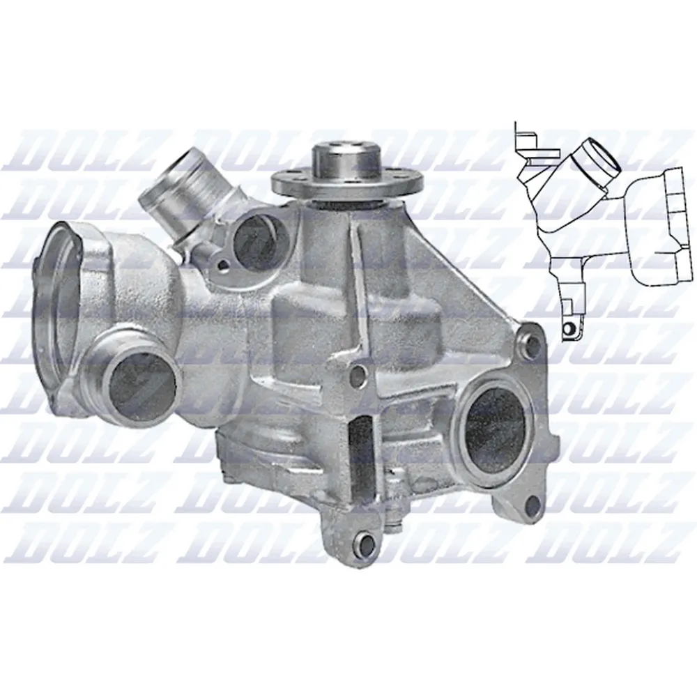 Помпа, водяной насос MB W124/W126/W201 2.6/3.0L mot.103 all 86-> DOLZ M-174