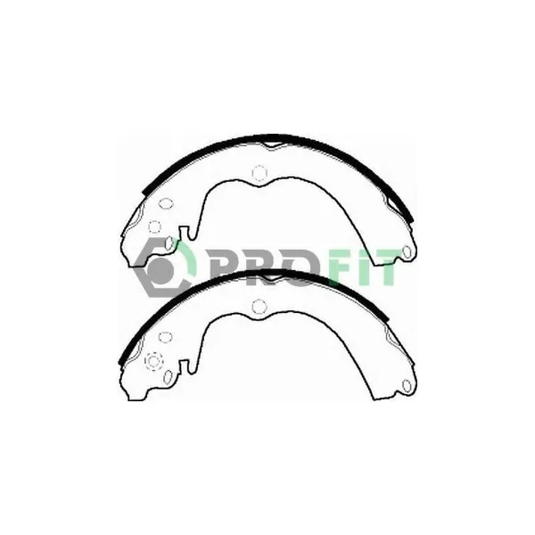 Колодки тормозные бараб._SUBARU FORESTER 98-, IMPRZA 98-, LEGACY -98 REAR
