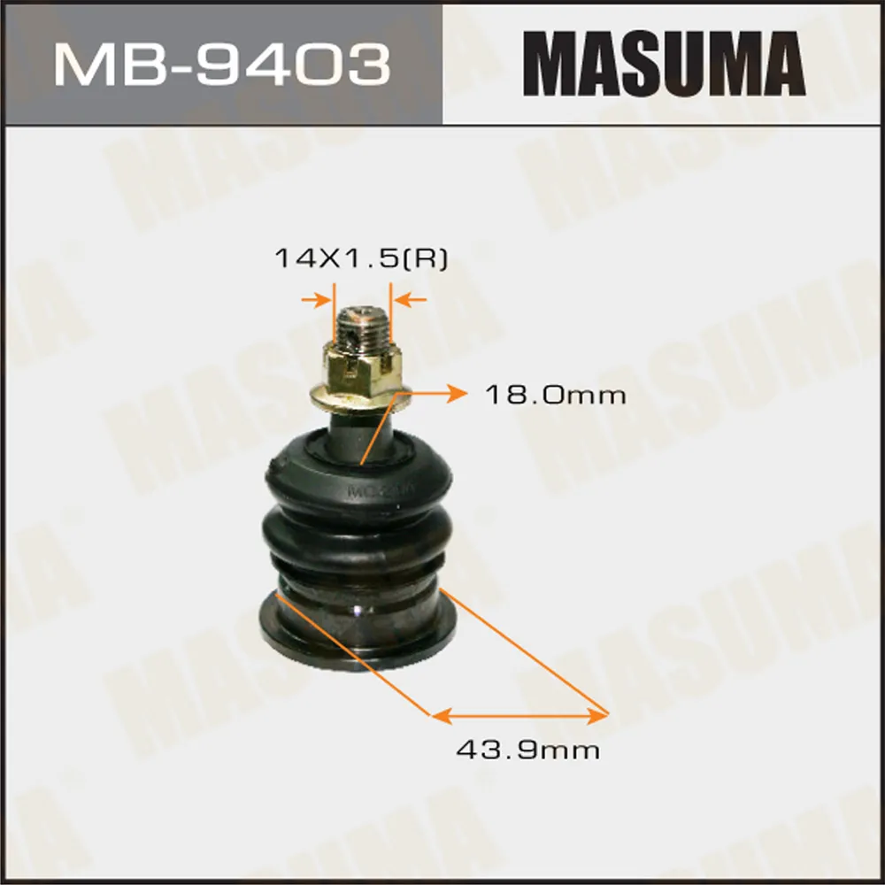 Опора шаровая TOYOTA CHASER MASUMA MB-9403