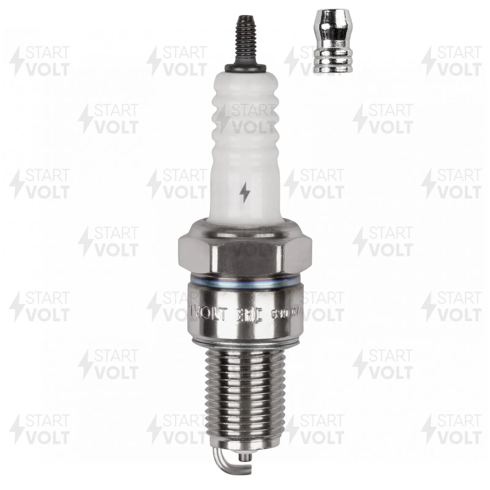 Свеча зажигания для а/м ГАЗ/УАЗ с дв. ЗМЗ-406/409 (зазор 0,7мм) STARTVOLT VSP 0313
