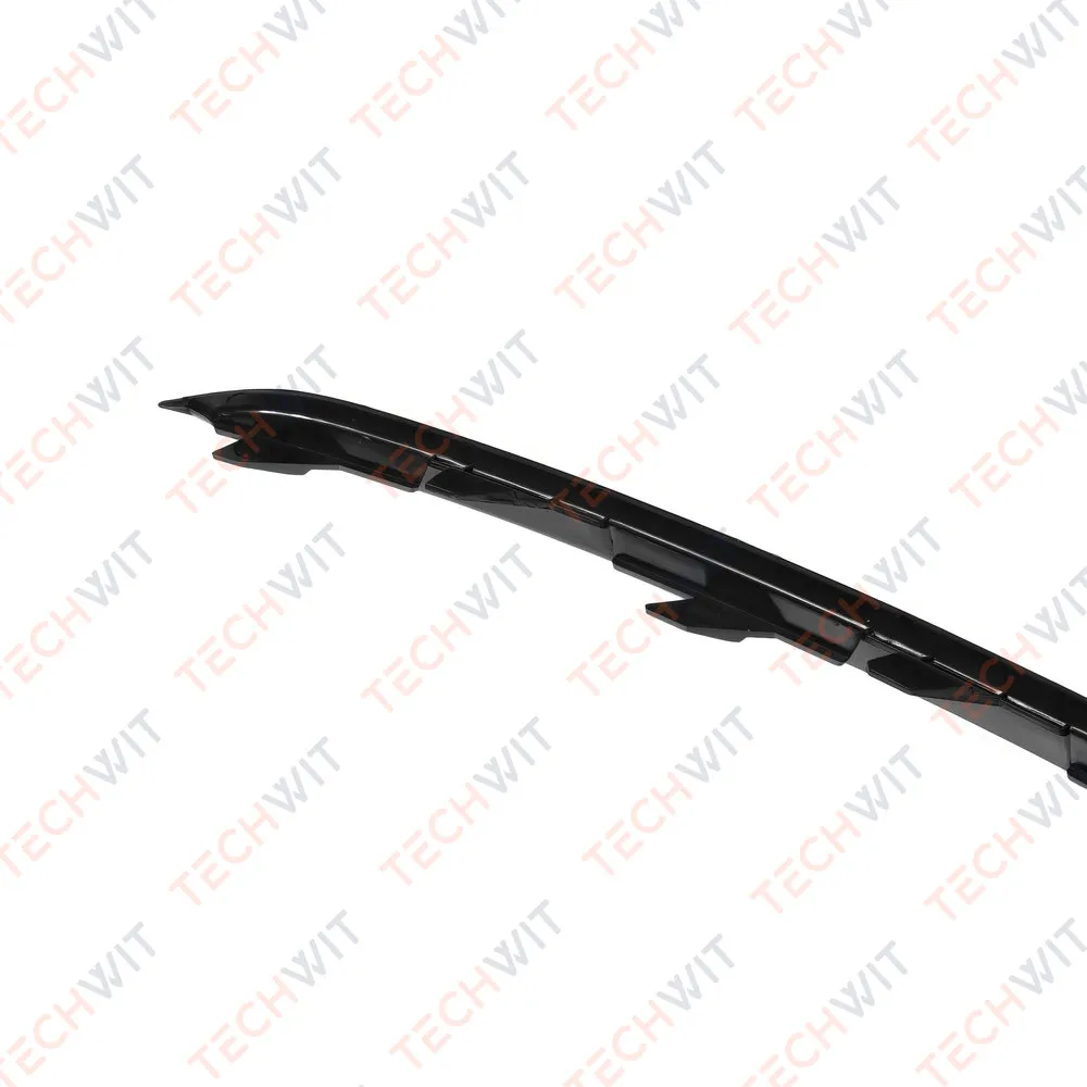 Молдинг бампера переднего Прав. чёрный VW Passat B8 2014-2020 TECHWIT BD024VWG012BL