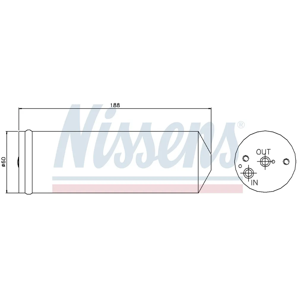Осушитель кондиционера MITSUBISHI/TOYOTA/LEXUS NISSENS 95065