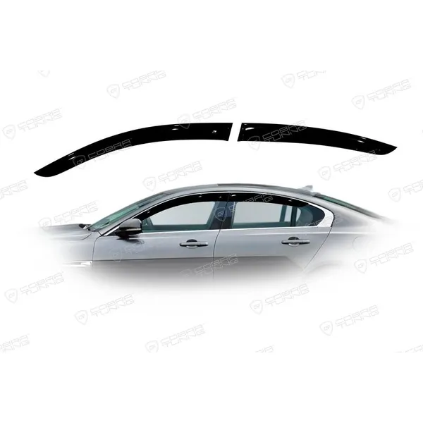 Дефлектора на окна Jaguar XE Sd 2015EuroStandard деф.окон Cobra Tuning JE20415