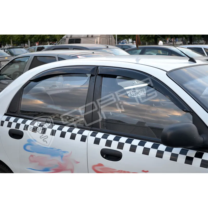 Дефлектора окон Chevrolet Lanos Sd 2005 Cobra tuning C30905