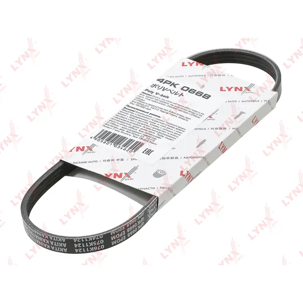 Ремень поликлиновый LYNXauto 4PK0668