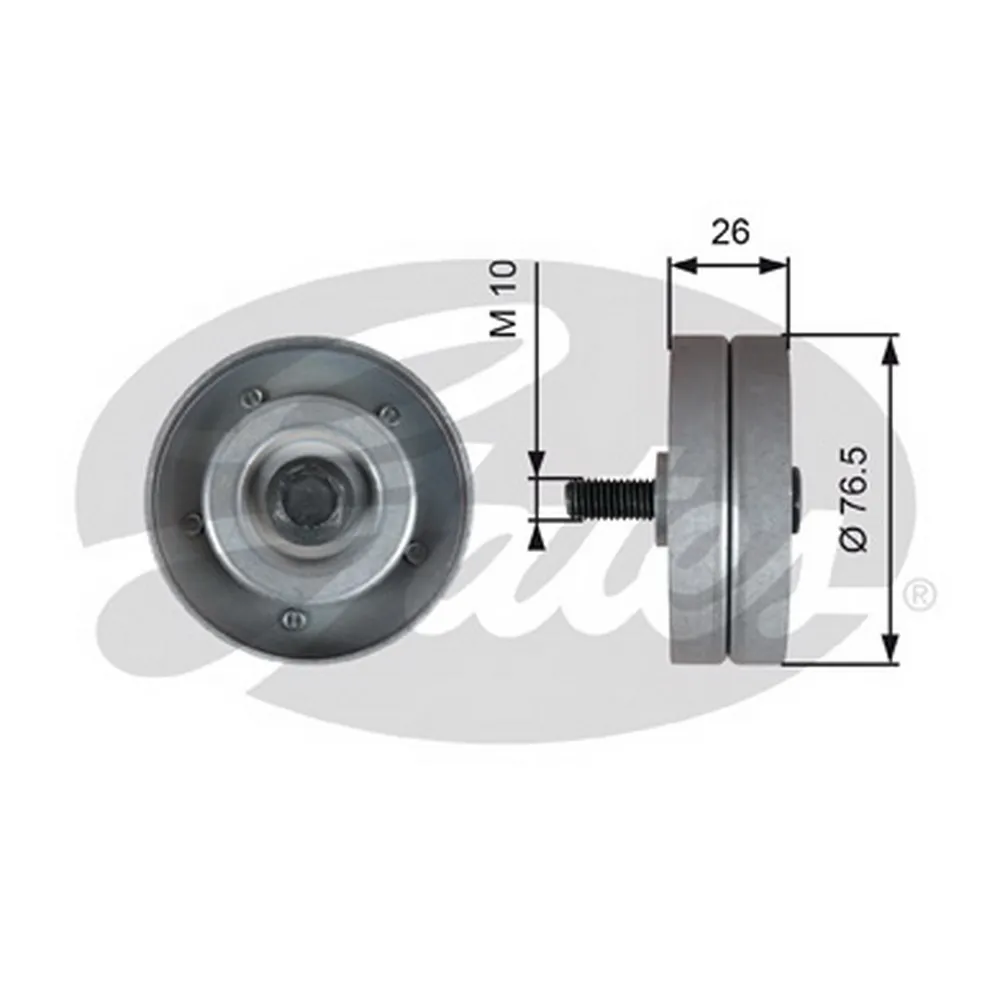 Ролик обводной приводного ремня OPEL Astra G/H 1,7 CDTI 03-> GATES T36182