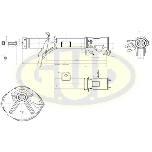 АМОРТИЗАТОР HYU TUCSON ЗАД L G.U.D GSA339747